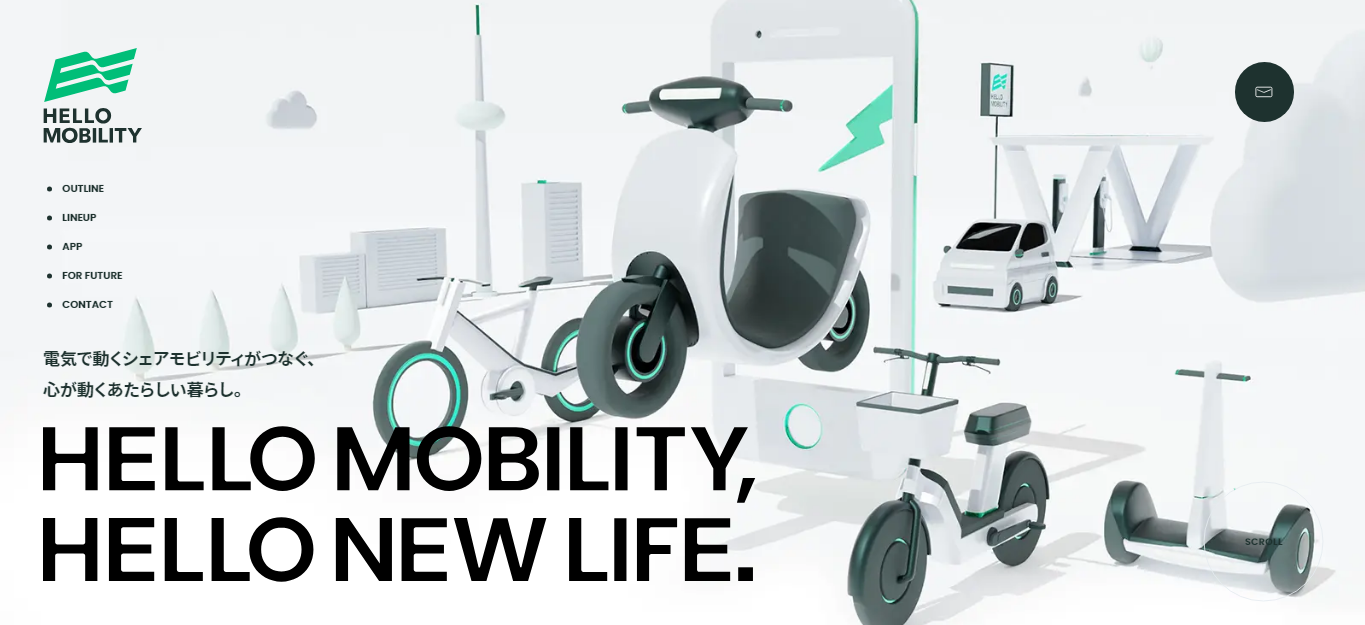 HELLO MOBILITY - 電気で動くシェアモビリティ