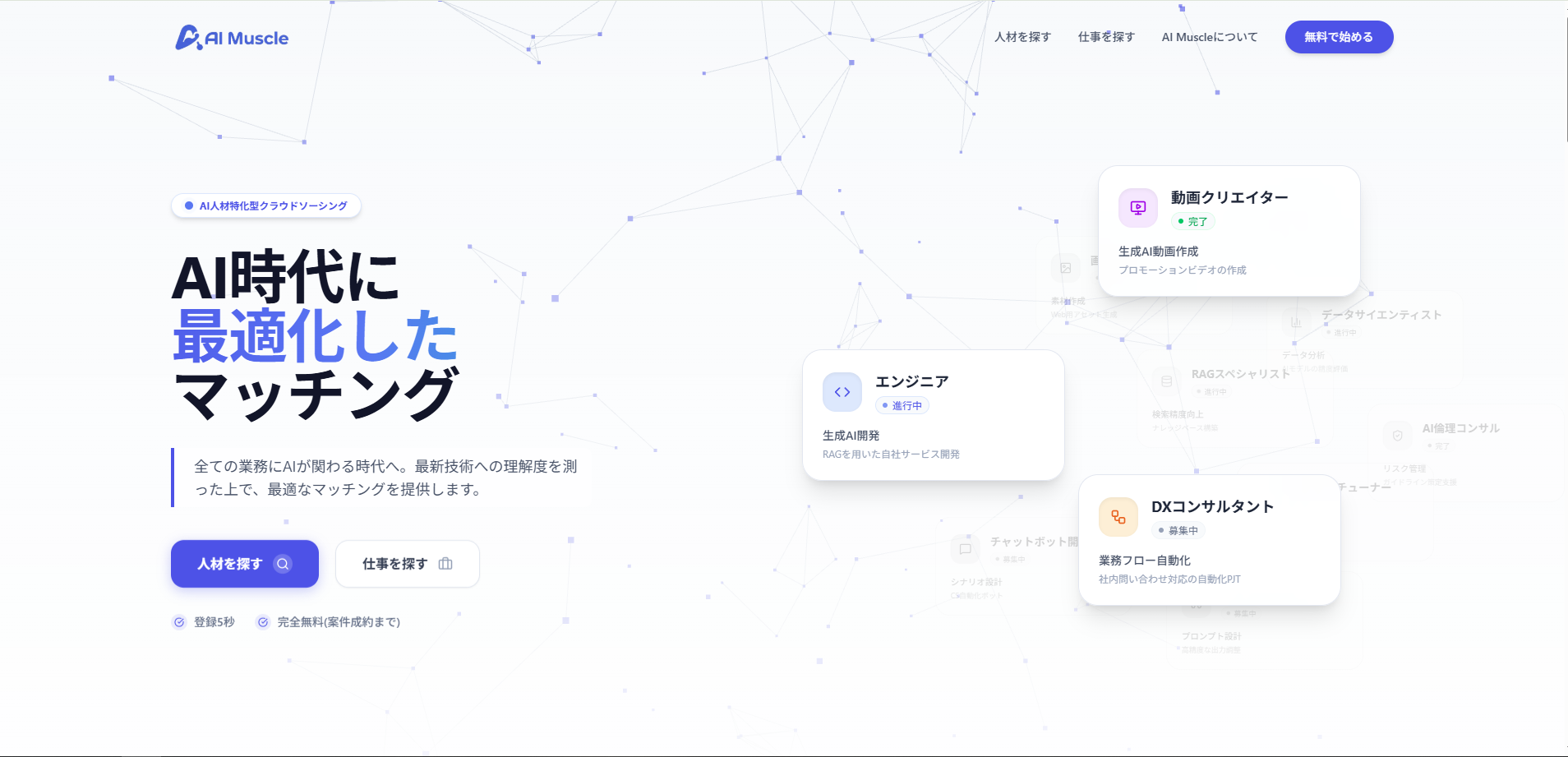 生成AI人材マッチングプラットフォーム